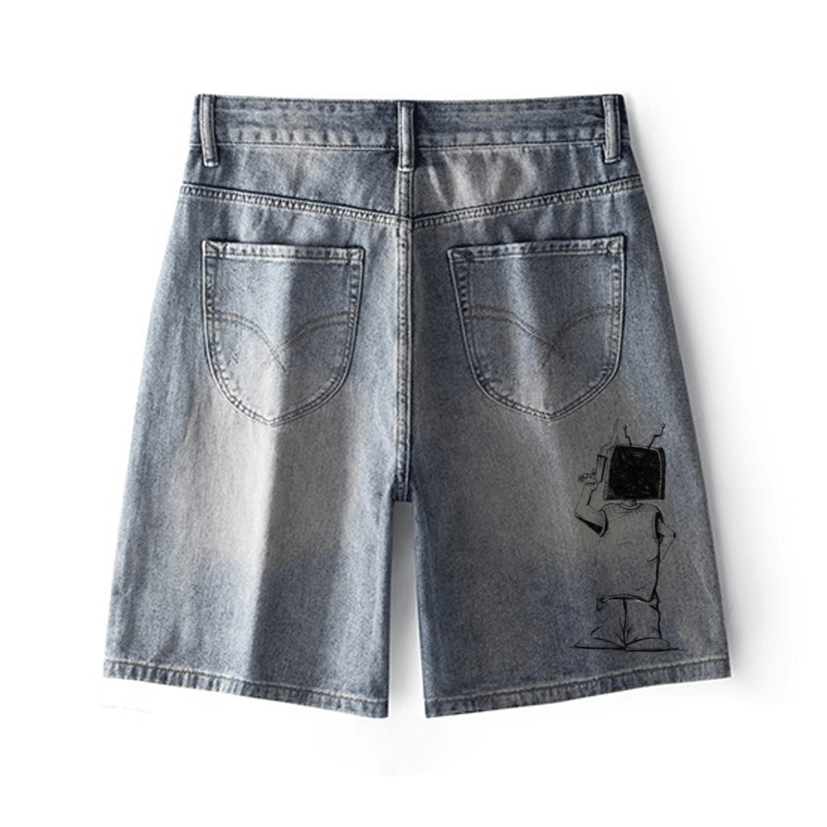 le freaq straight-leg jorts