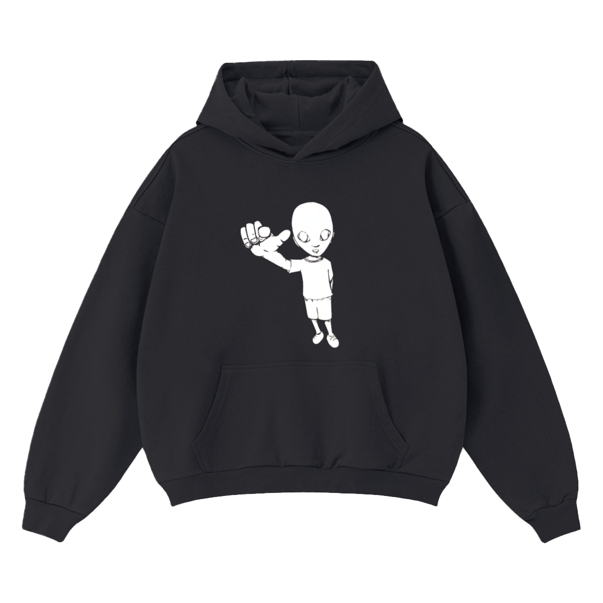 xTra drop shoulder baggy hoodie