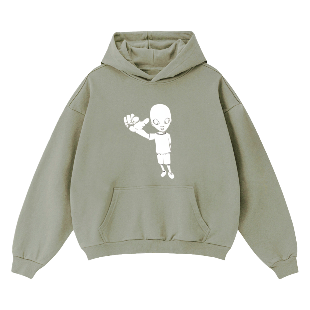xTra drop shoulder baggy hoodie