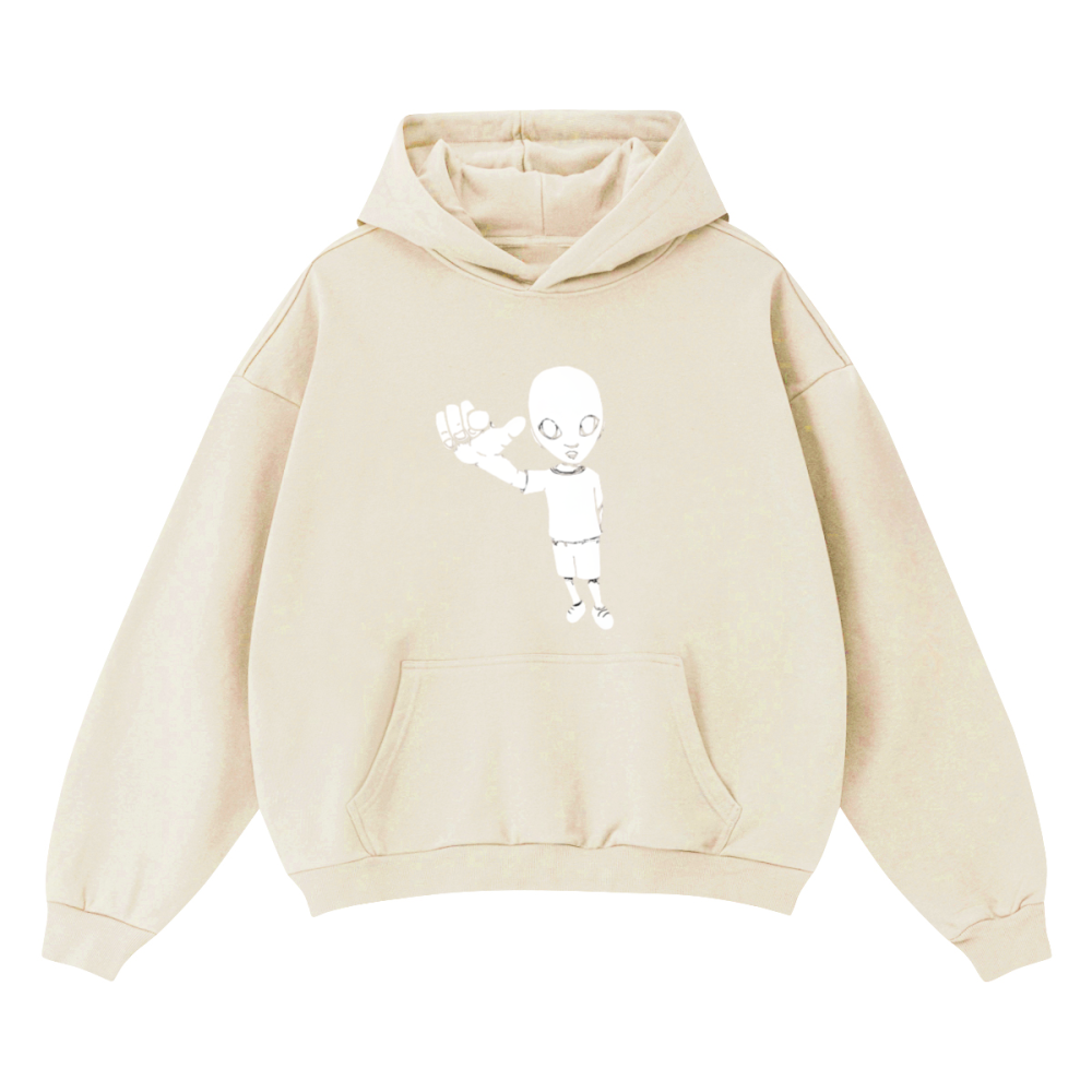xTra drop shoulder baggy hoodie