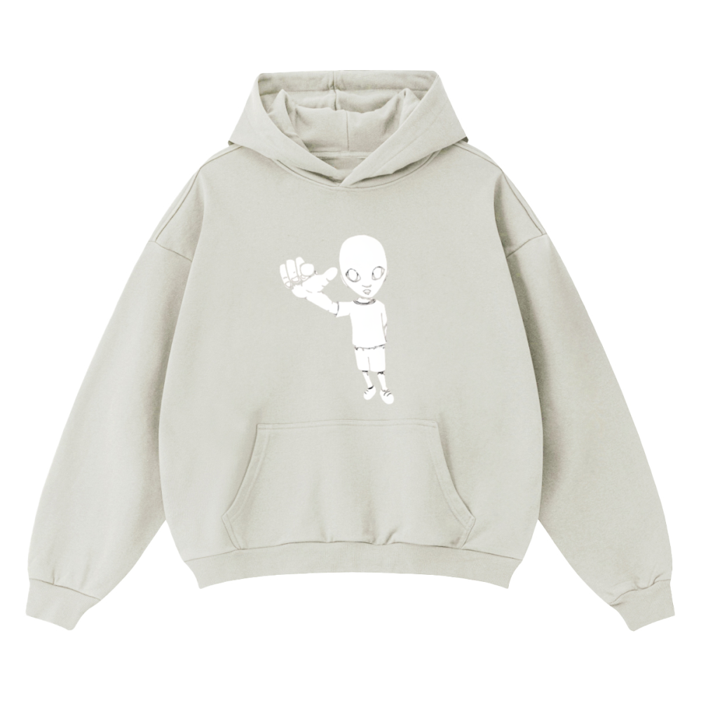 xTra drop shoulder baggy hoodie