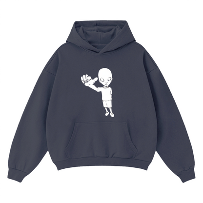 xTra drop shoulder baggy hoodie