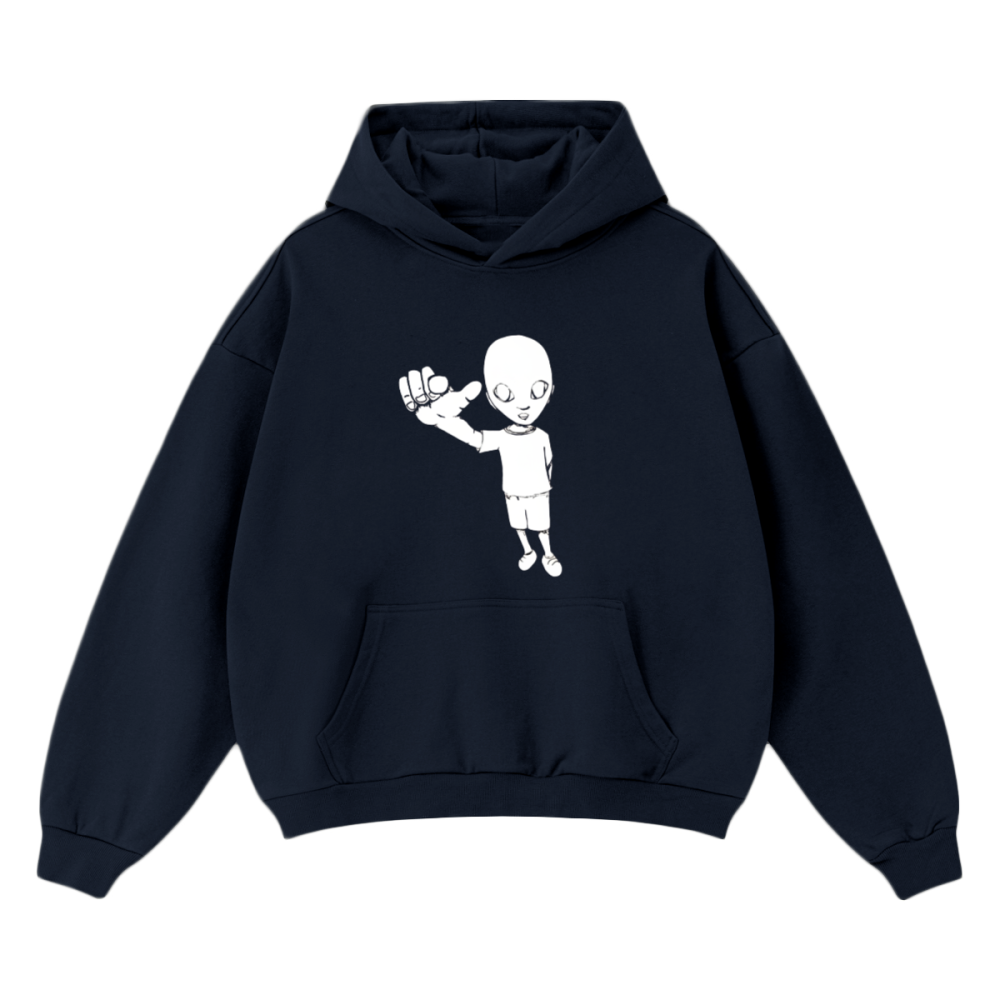 xTra drop shoulder baggy hoodie
