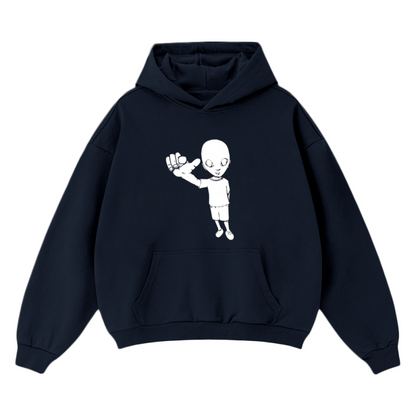 xTra drop shoulder baggy hoodie