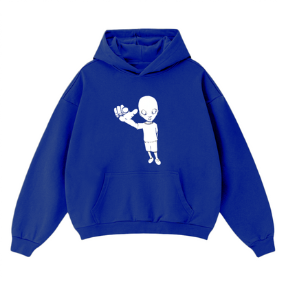 xTra drop shoulder baggy hoodie