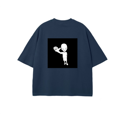 xTra cropped oversized tee