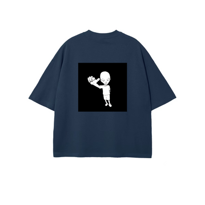 xTra cropped oversized tee
