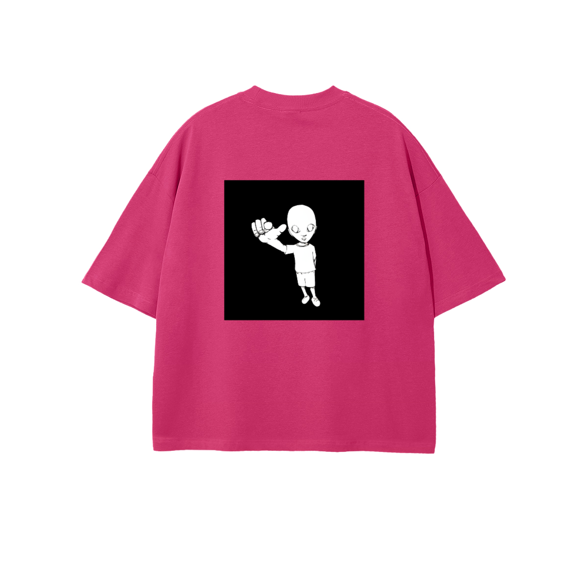 xTra cropped oversized tee