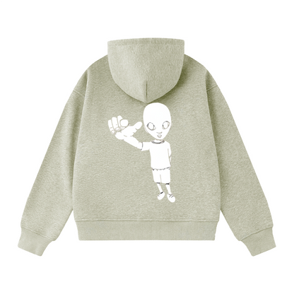 xtra unisex heavyweight cropped hoodie