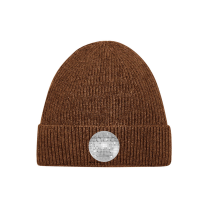 discoball | thick knit beanie