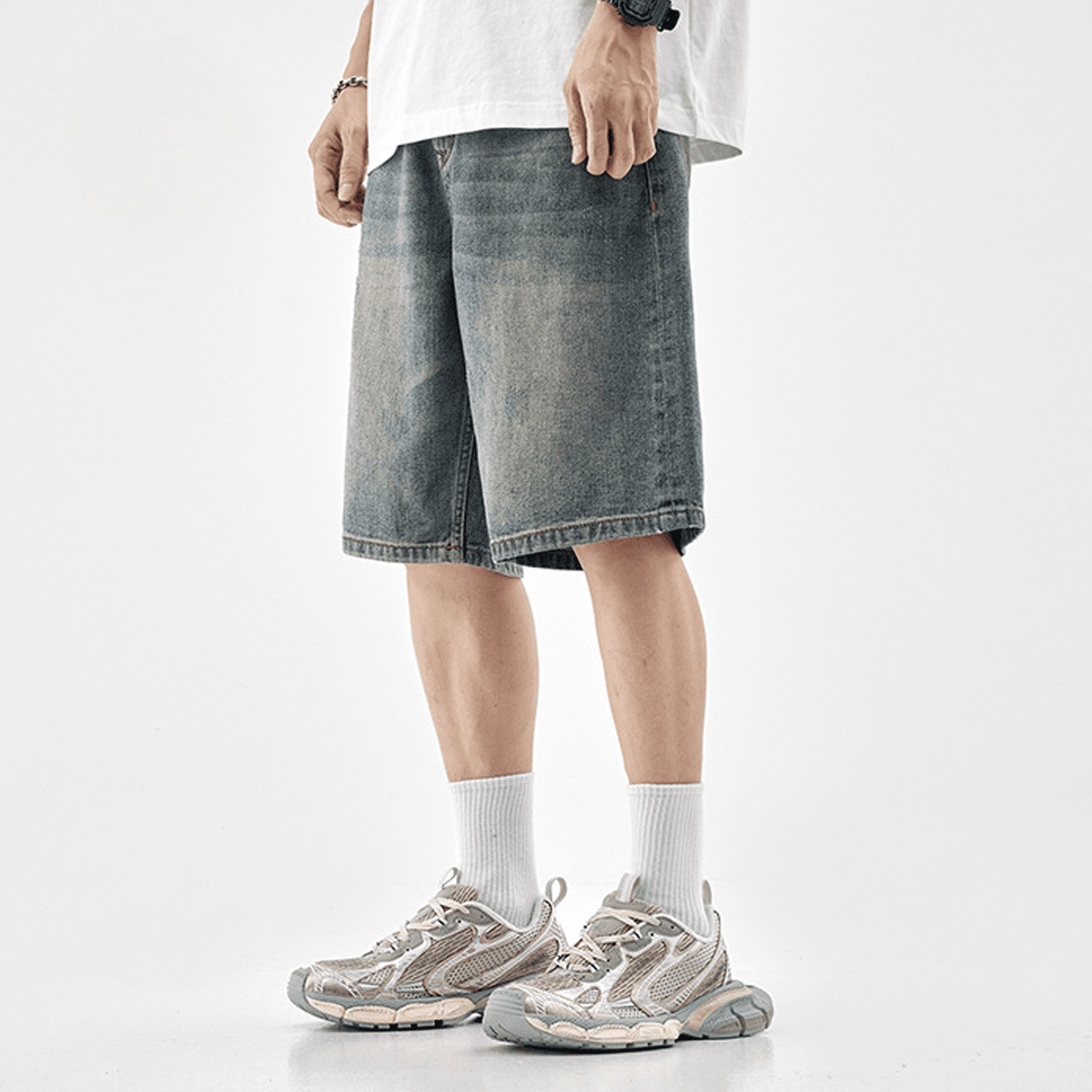 xtra straight-leg loose jorts