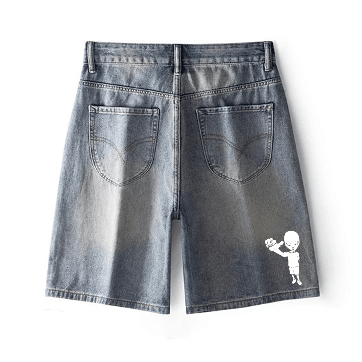 xtra straight-leg loose jorts