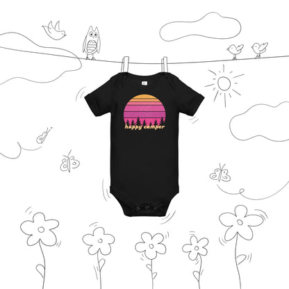 pink sunset | baby onesie - f u n k + f i n a