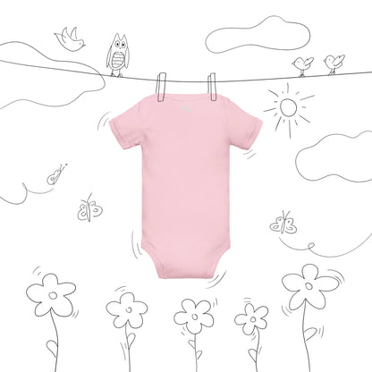 pink sunset | baby onesie - f u n k + f i n a