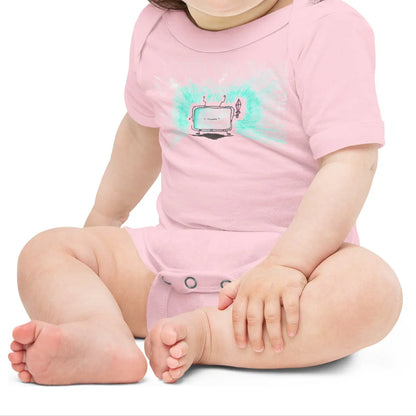 tv dude | baby onesie - f u n k + f i n a