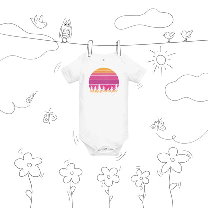 pink sunset | baby onesie - f u n k + f i n a