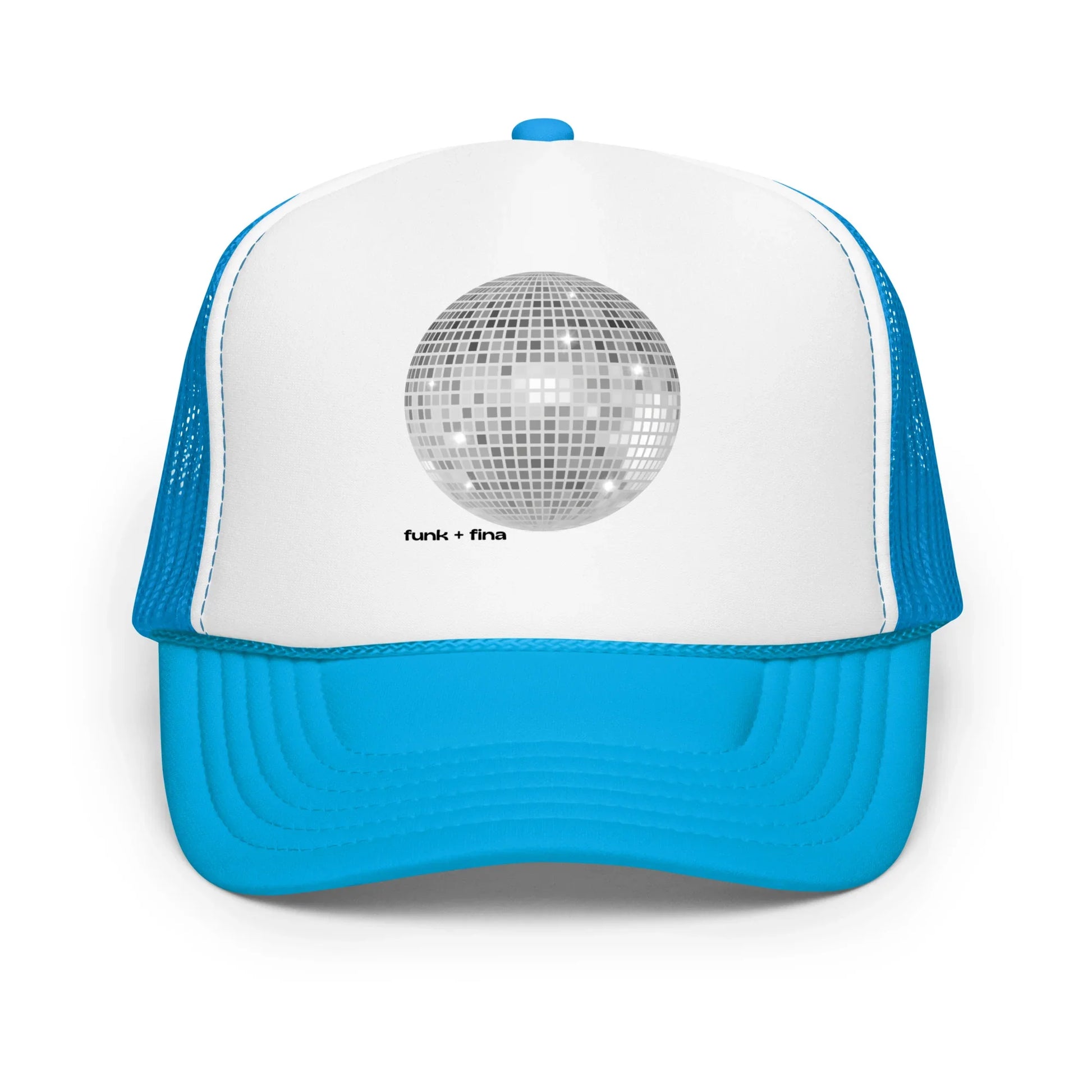 discoball | trucker hat - f u n k + f i n a