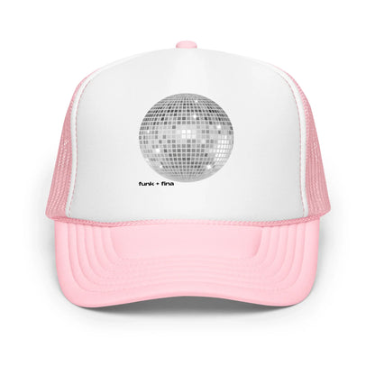 discoball | trucker hat - f u n k + f i n a