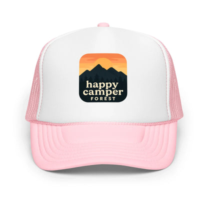 happy camper sunset | trucker hat - f u n k + f i n a