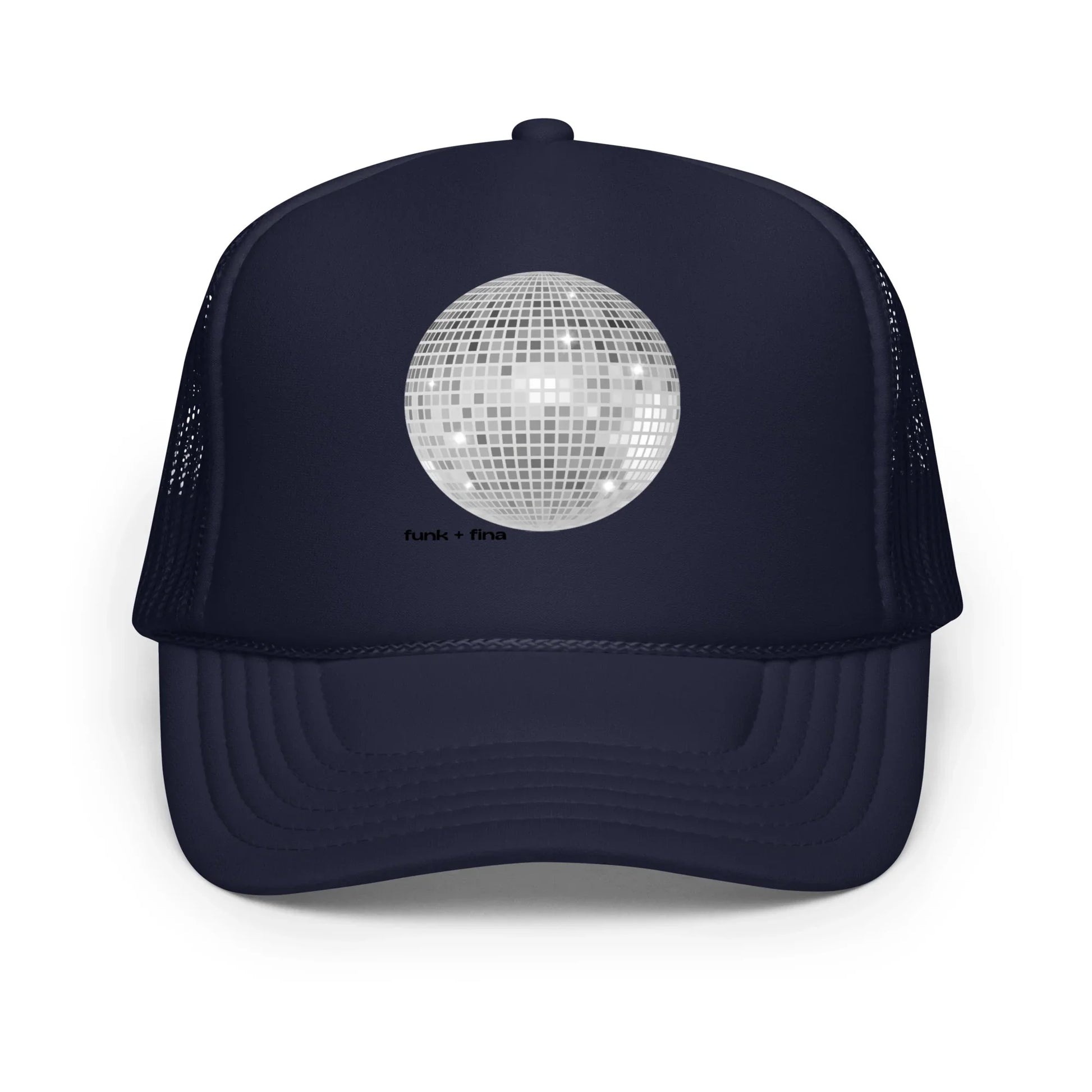 discoball | trucker hat - f u n k + f i n a