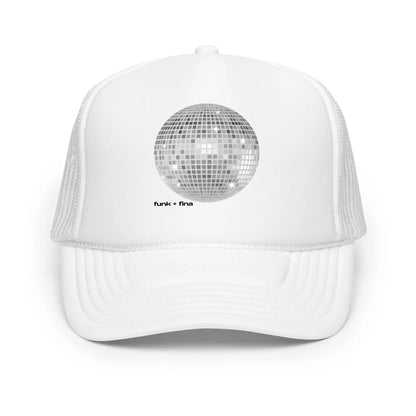 discoball | trucker hat - f u n k + f i n a
