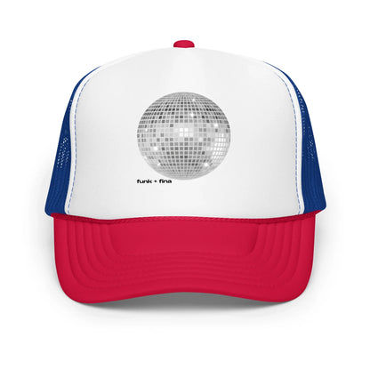 discoball | trucker hat - f u n k + f i n a