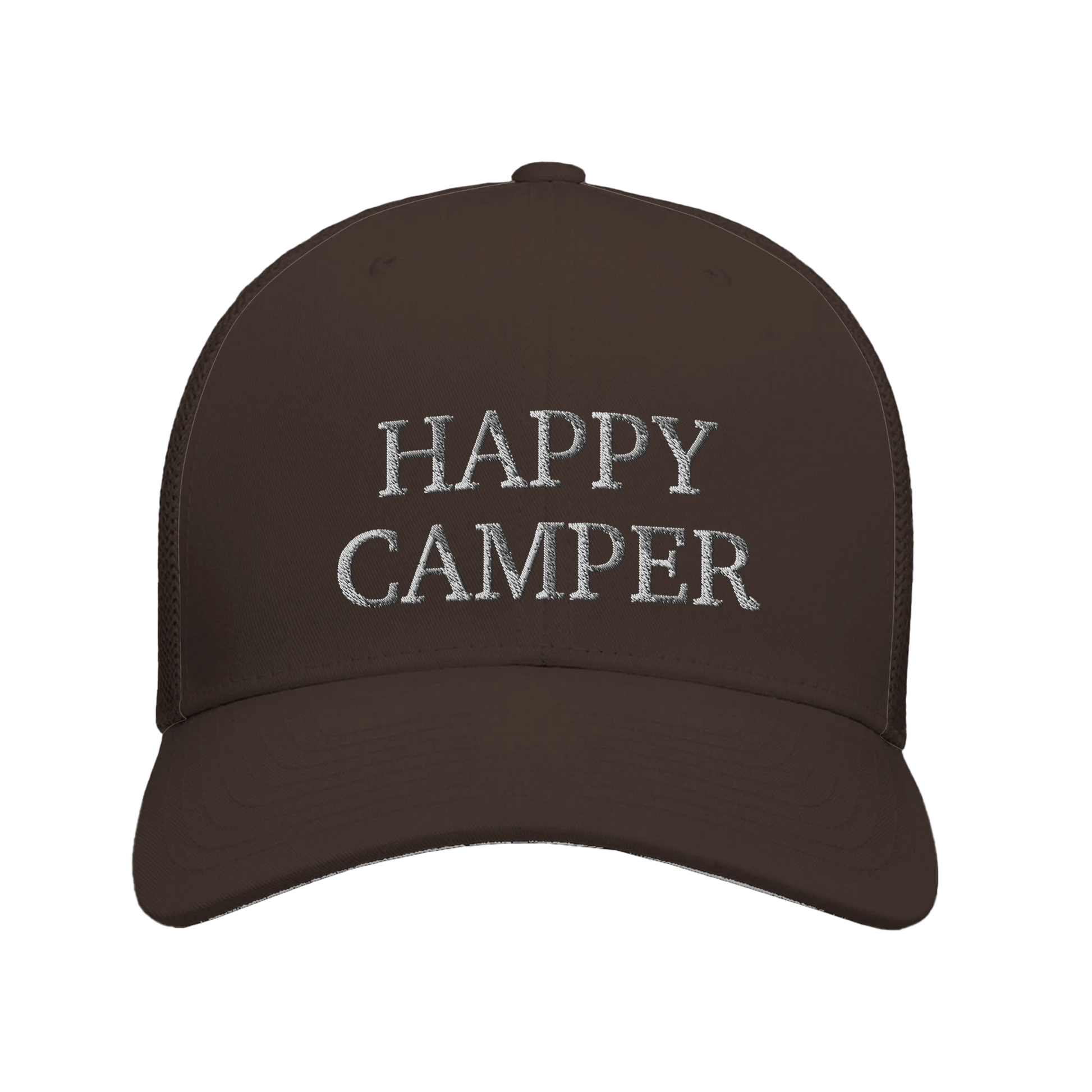 happy camper | panel trucker cap