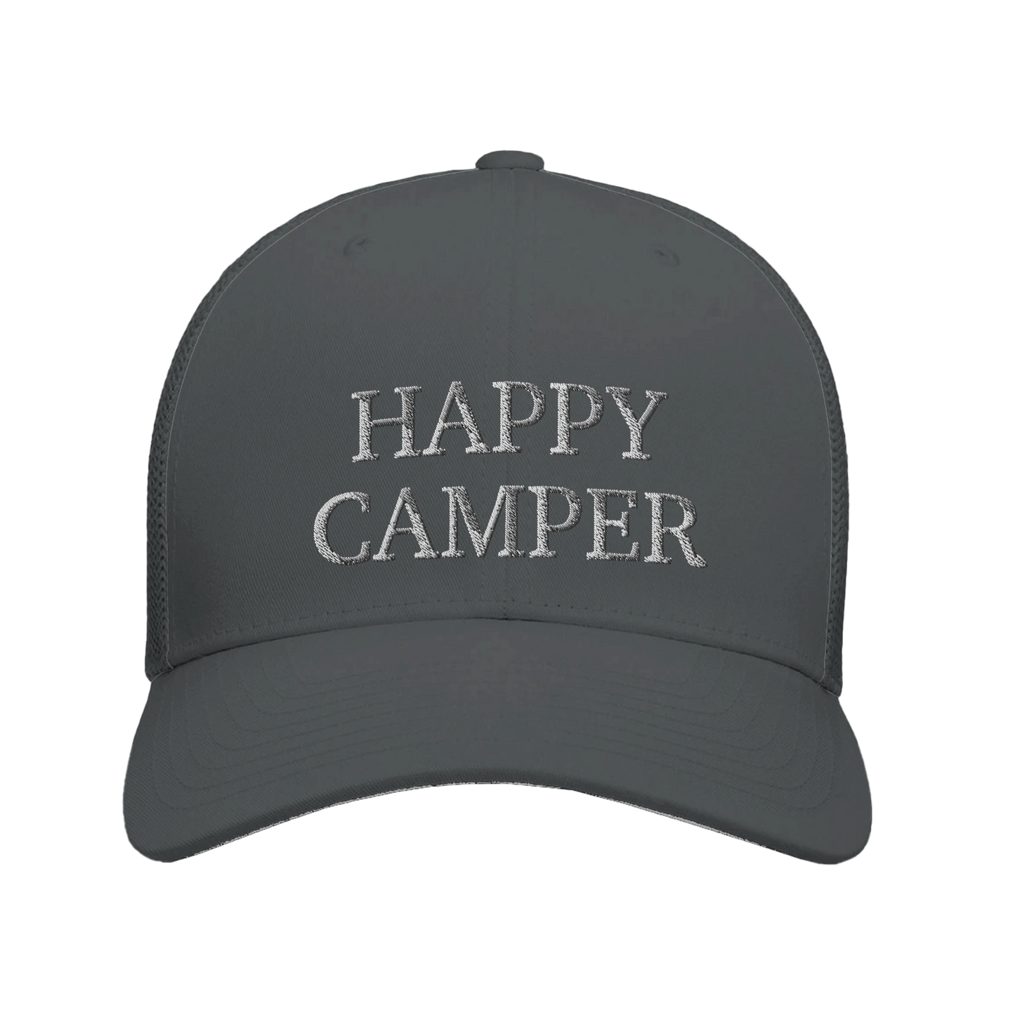 happy camper | panel trucker cap
