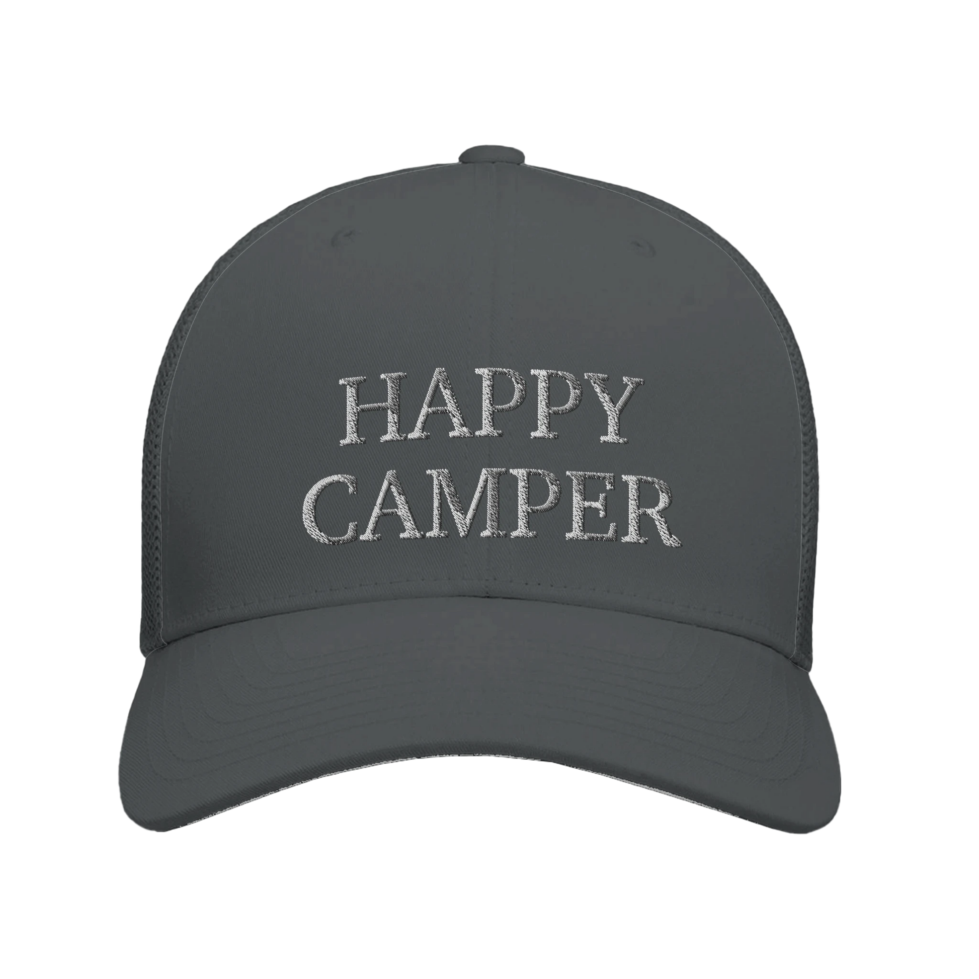 happy camper | panel trucker cap