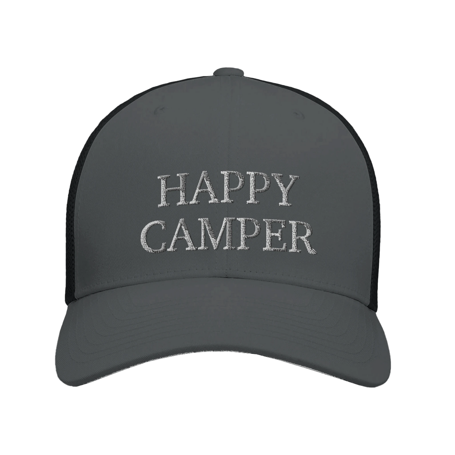 happy camper | panel trucker cap