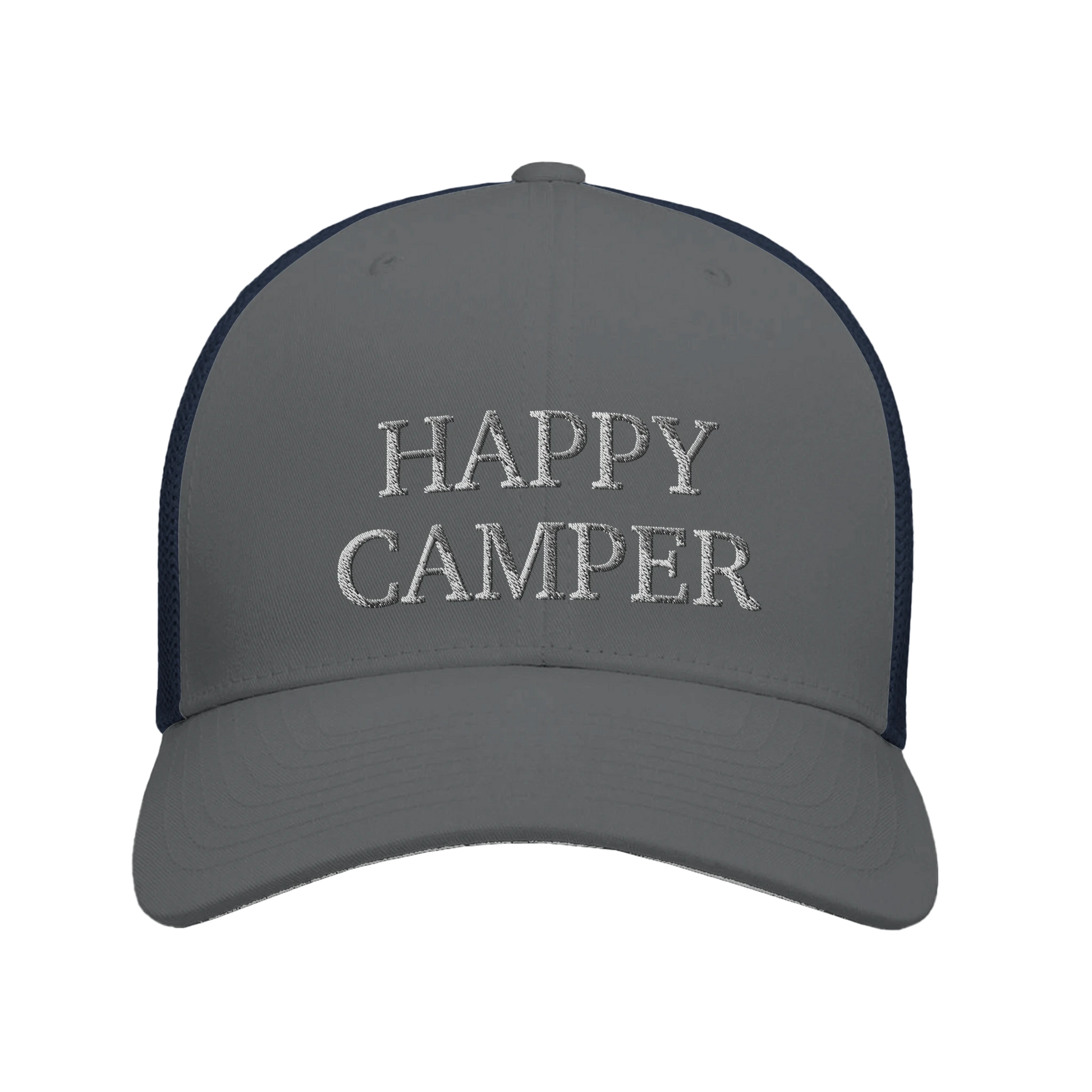 happy camper | panel trucker cap