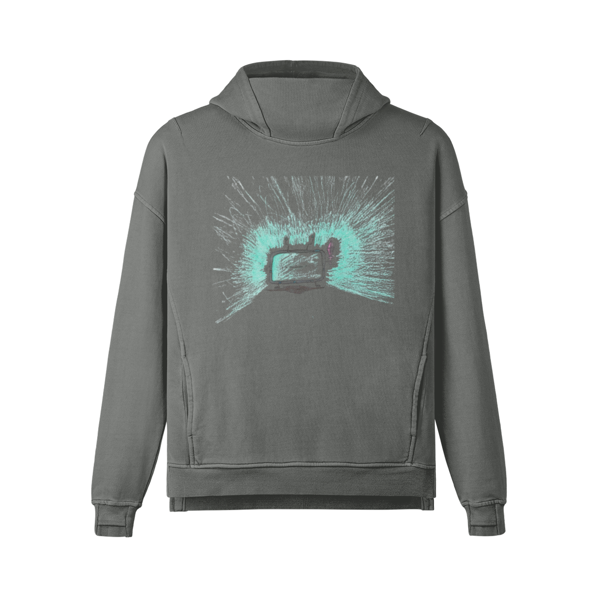 lil tv dude | turtle hoodie