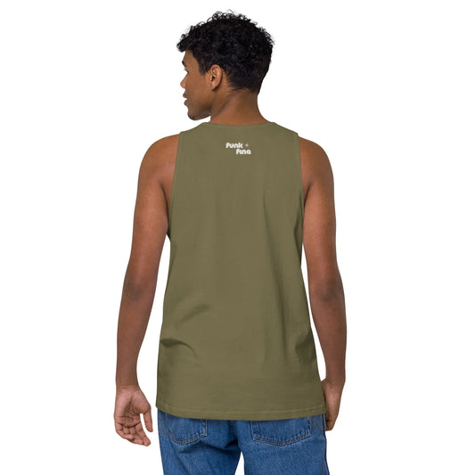 discoball | premium cotton tank top - f u n k + f i n a