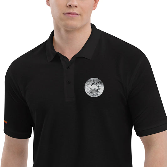 discoball | polo shirt - f u n k + f i n a