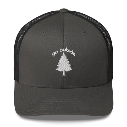 go outside tree | trucker cap