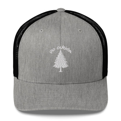 go outside tree | trucker cap