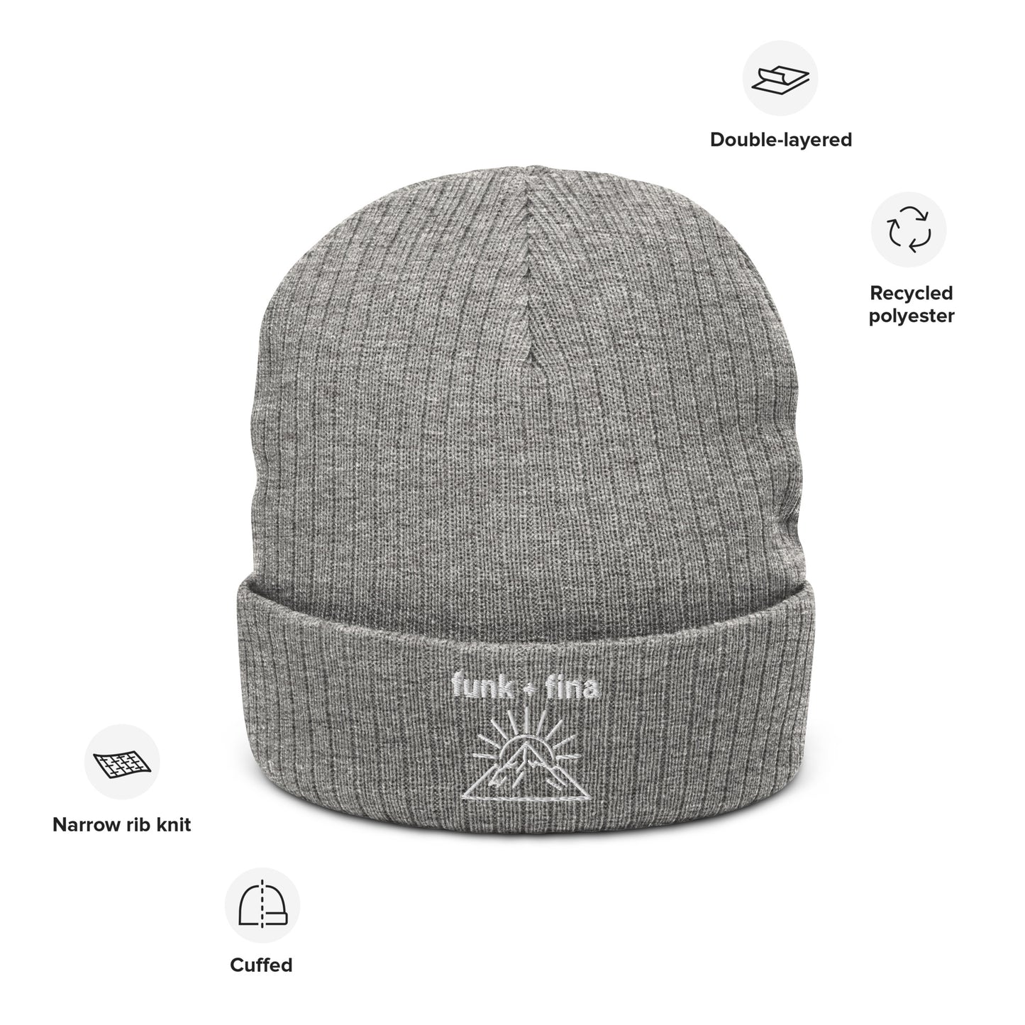 mountain peak | knit beanie