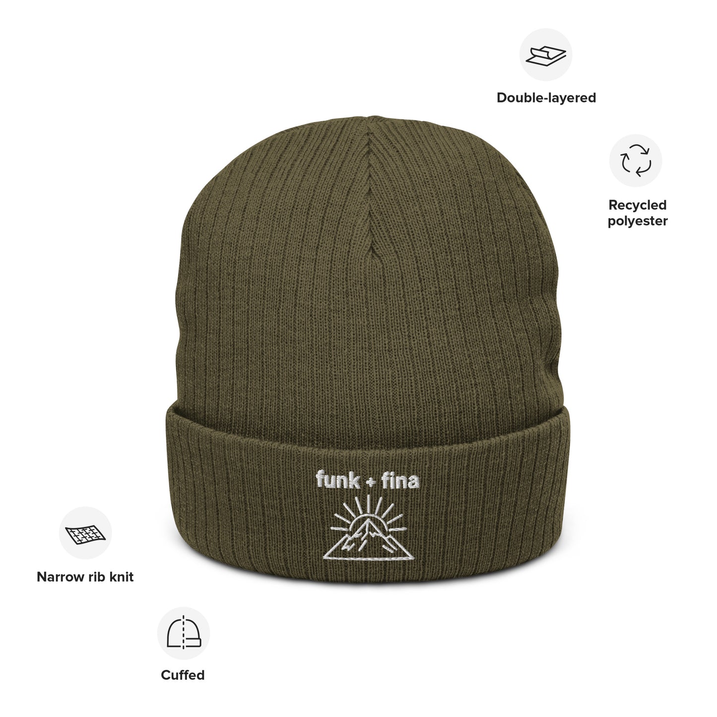 mountain peak | knit beanie