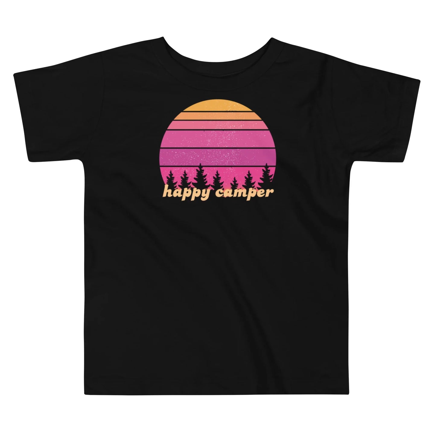 pink sunset | toddler short sleeve tee - f u n k + f i n a