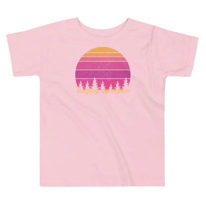 pink sunset | toddler short sleeve tee - f u n k + f i n a