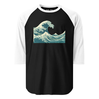 katsushika wave | baseball tee