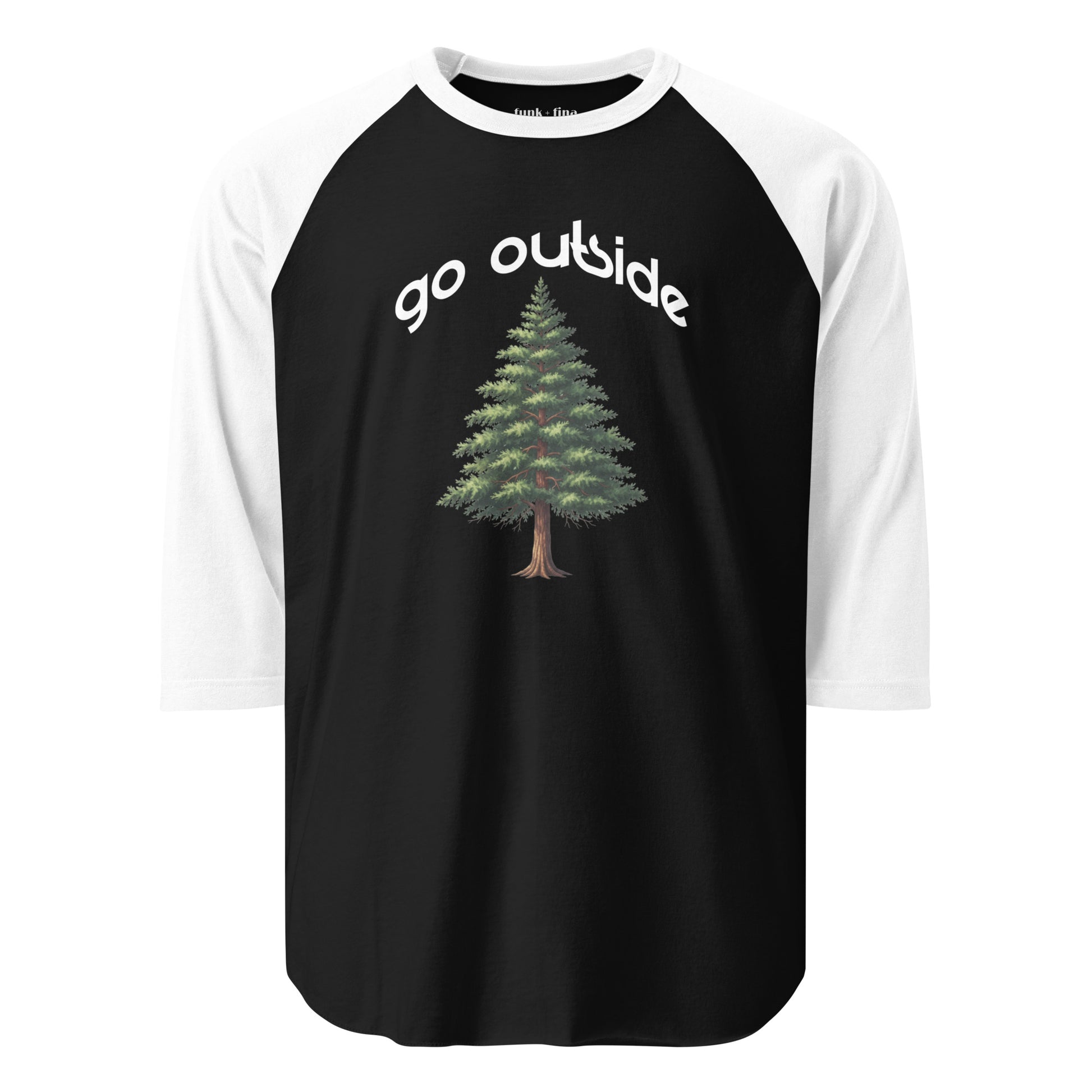 go outside tree | baseball tee