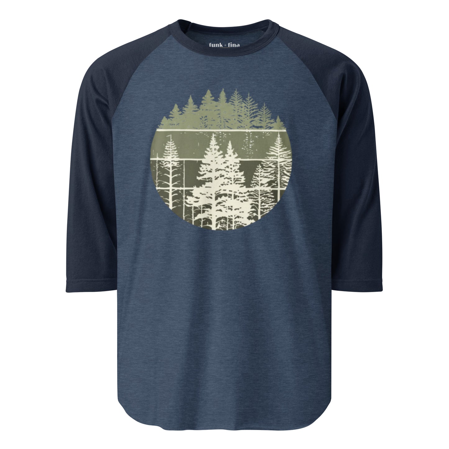 green forest | baseball tee