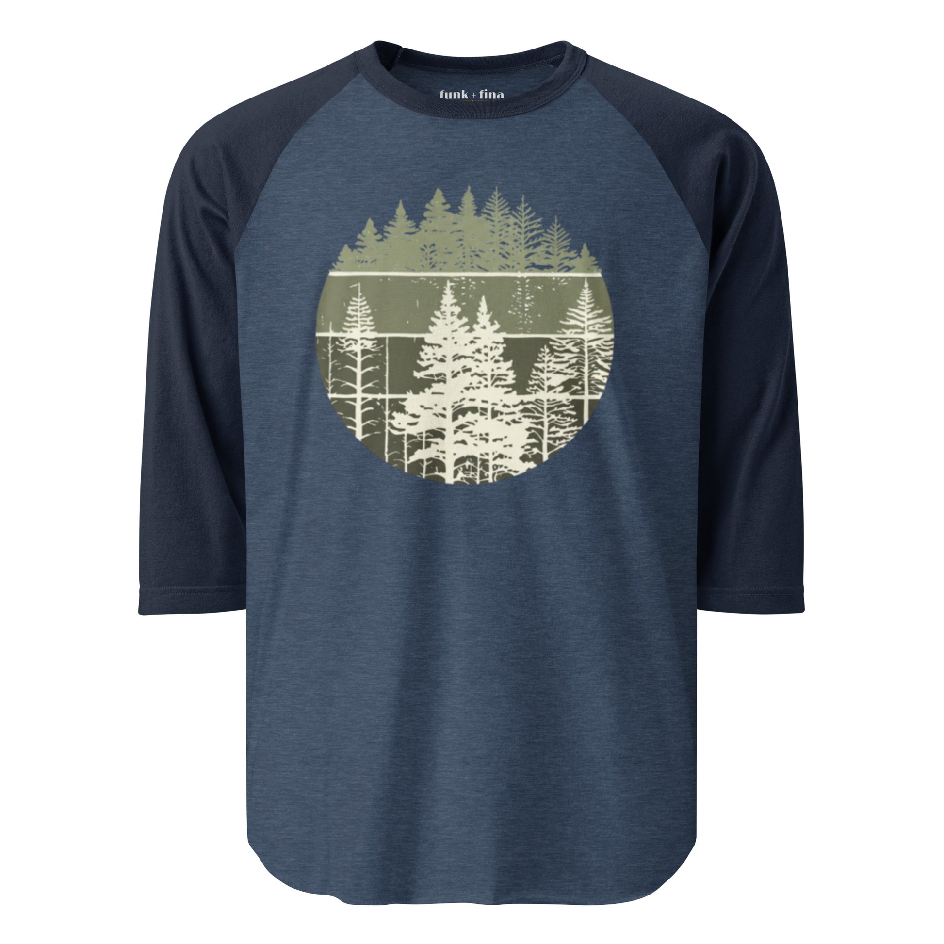 green forest | baseball tee