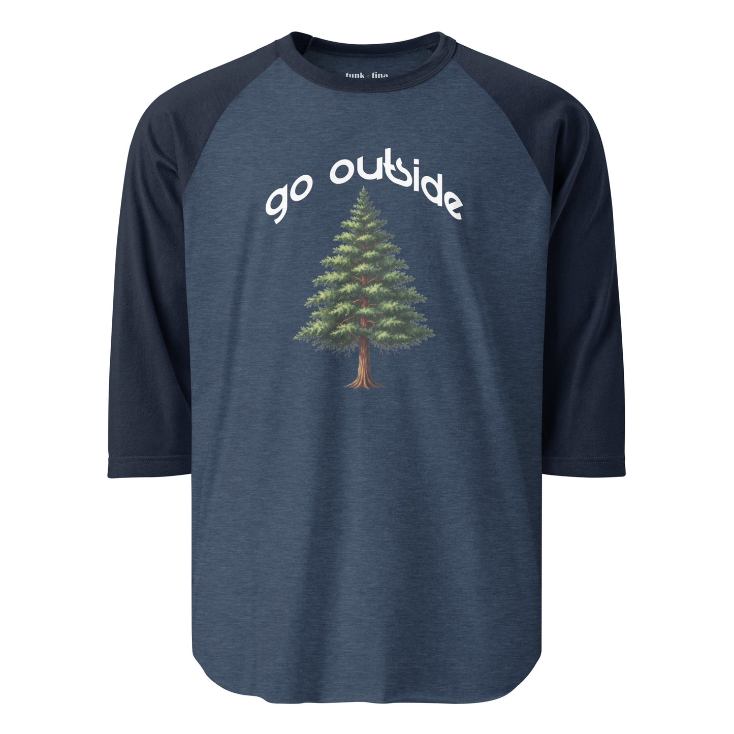 go outside tree | baseball tee