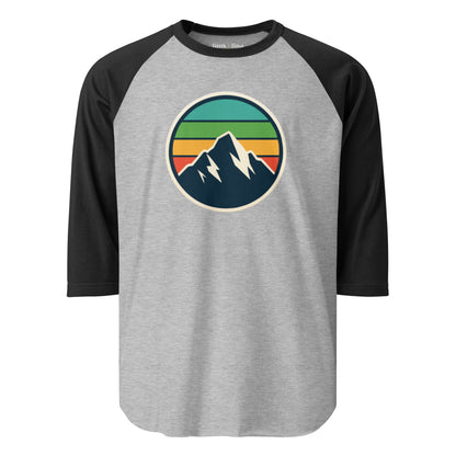 mountain rainbow | baseball tee