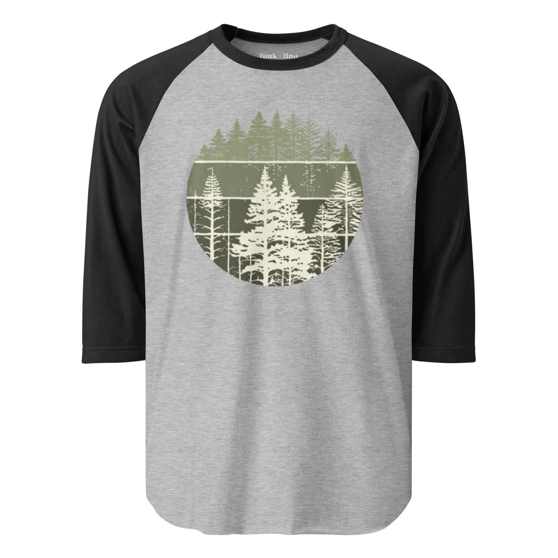 green forest | baseball tee