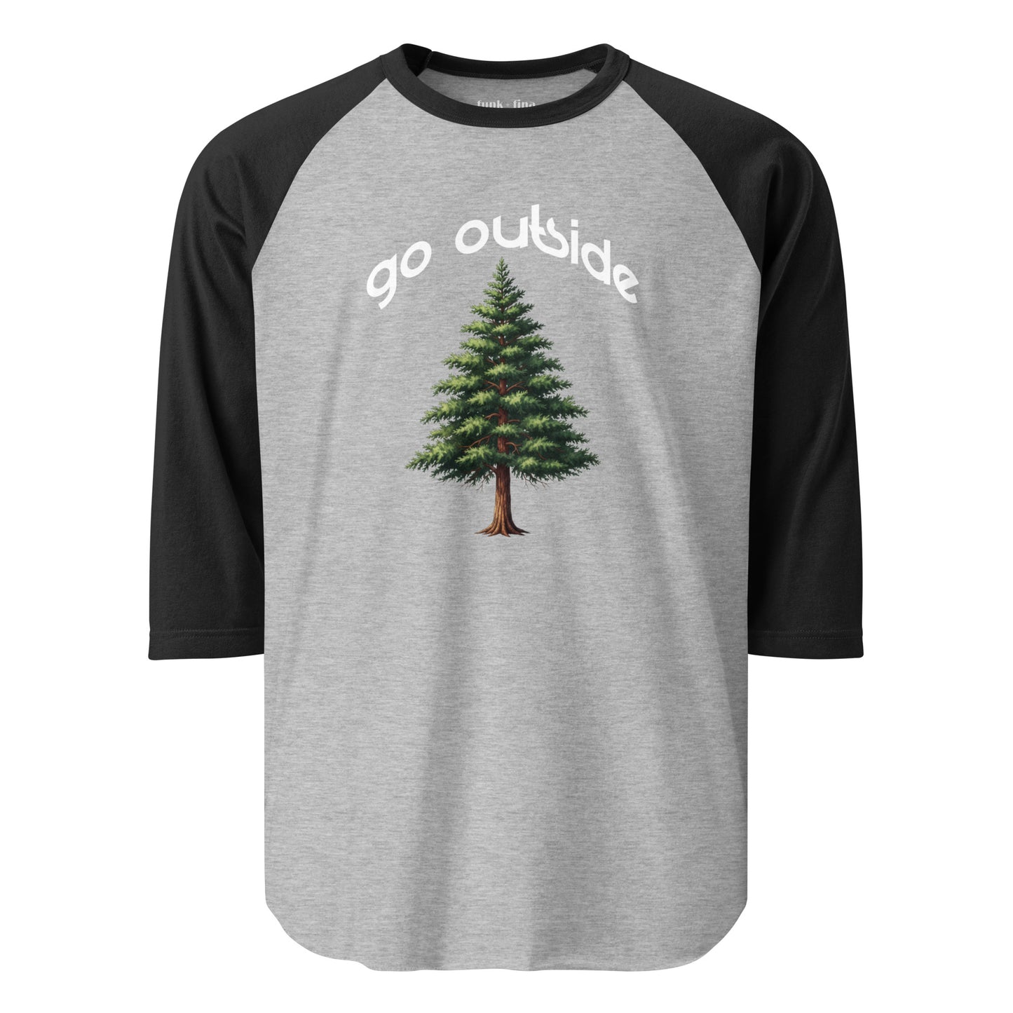 go outside tree | baseball tee