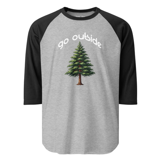 go outside tree | baseball tee