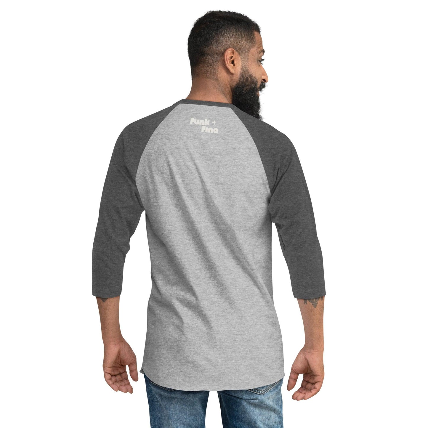 curvy rainbow | baseball tee - f u n k + f i n a